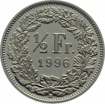 1/2 Franken 1996 B